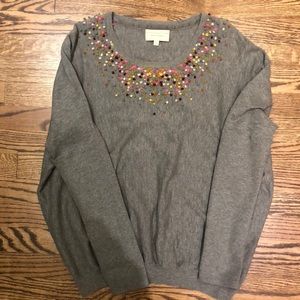 Angel of the North Anthropologie Confetti sweater